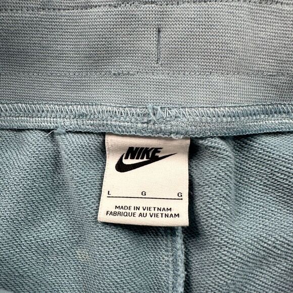 Nike Shorts Girls Large Blue French Terry Sun Club Activewear Running Kids - Picture 5 of 16